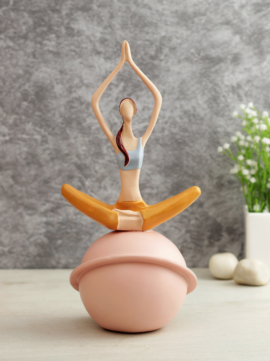 Healthy Yoga Pose Figurine in Raisin - Default Title (SHOW20108PI)