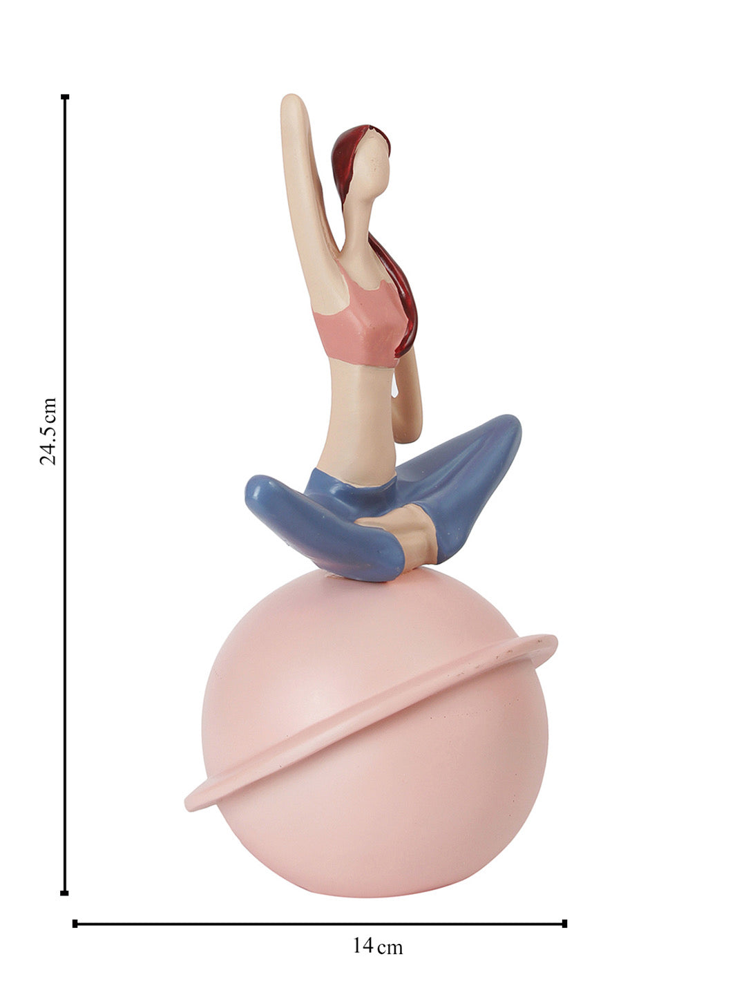 Healthy Yoga Pose Figurine in Raisin - Default Title (SHOW20110PI)