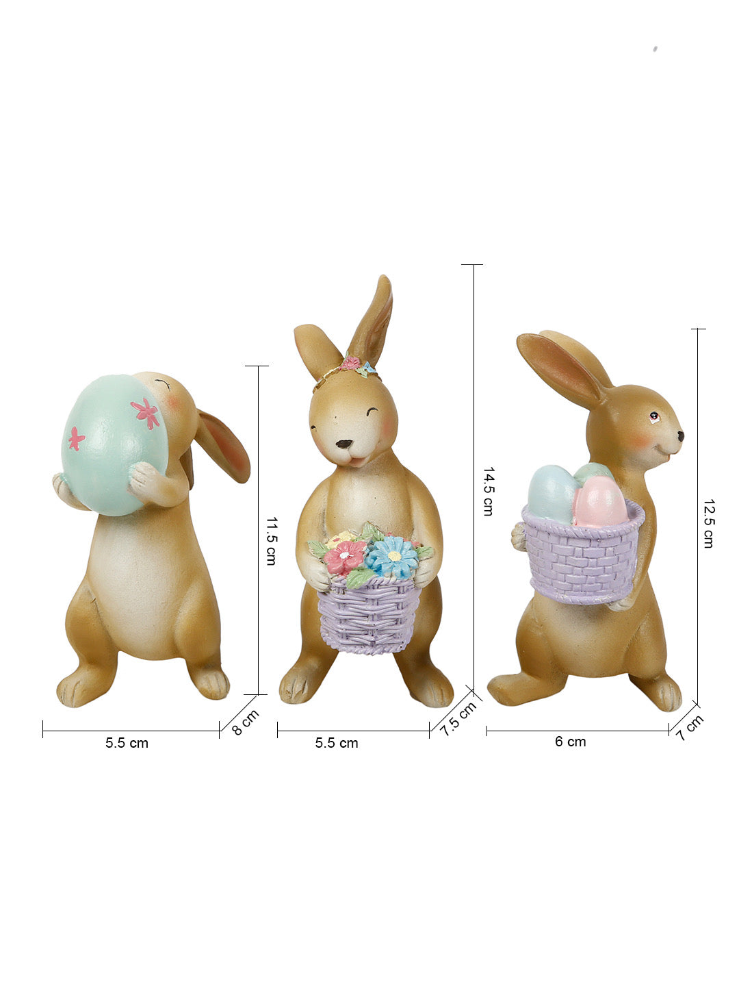 Cute and Playful Polyraisin Bunny Set - Default Title (SHOW21188_3)