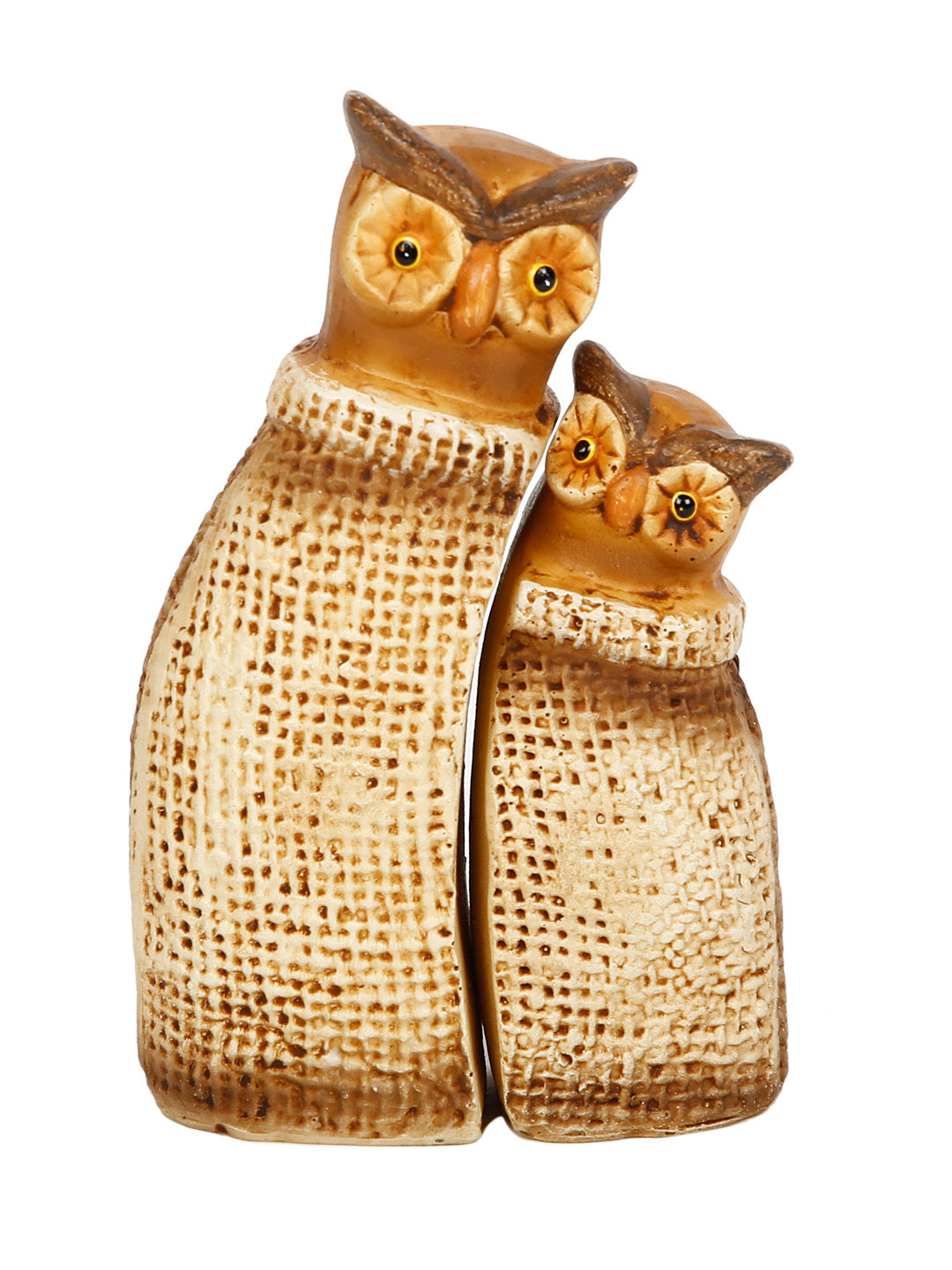 Natural tone Polyraisin Owl Showpice set - Default Title (SHOW22186_2)