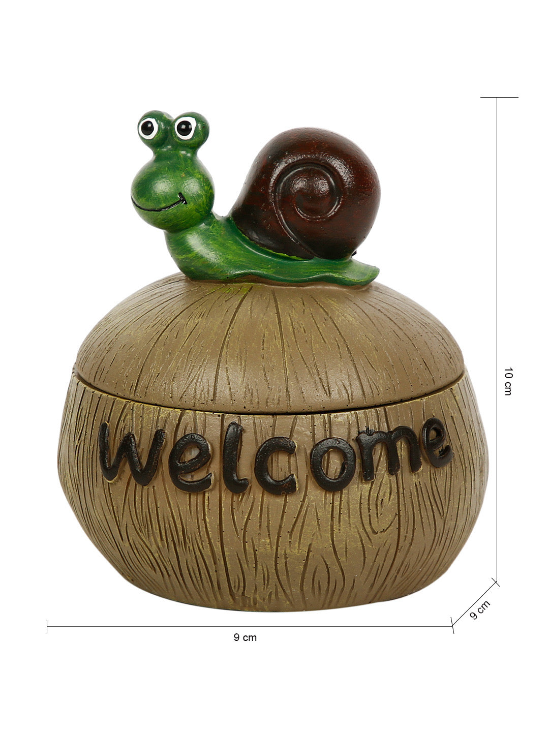 Polyraisin Snail jar showpiece - Default Title (SHOW22196)