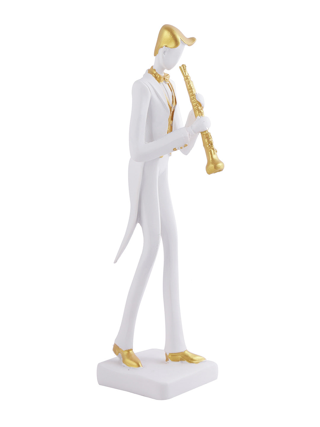 Playing Trumpet Resin Musician Statue - Default Title (SHOW22340)