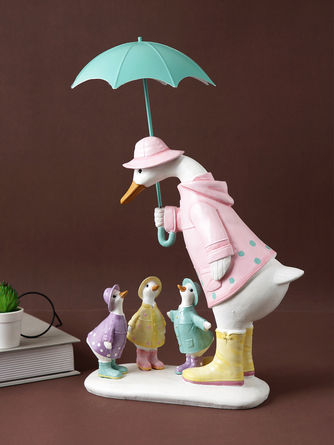 Umbrella Duck Family Showpiece - Default Title (SHOWC22038)