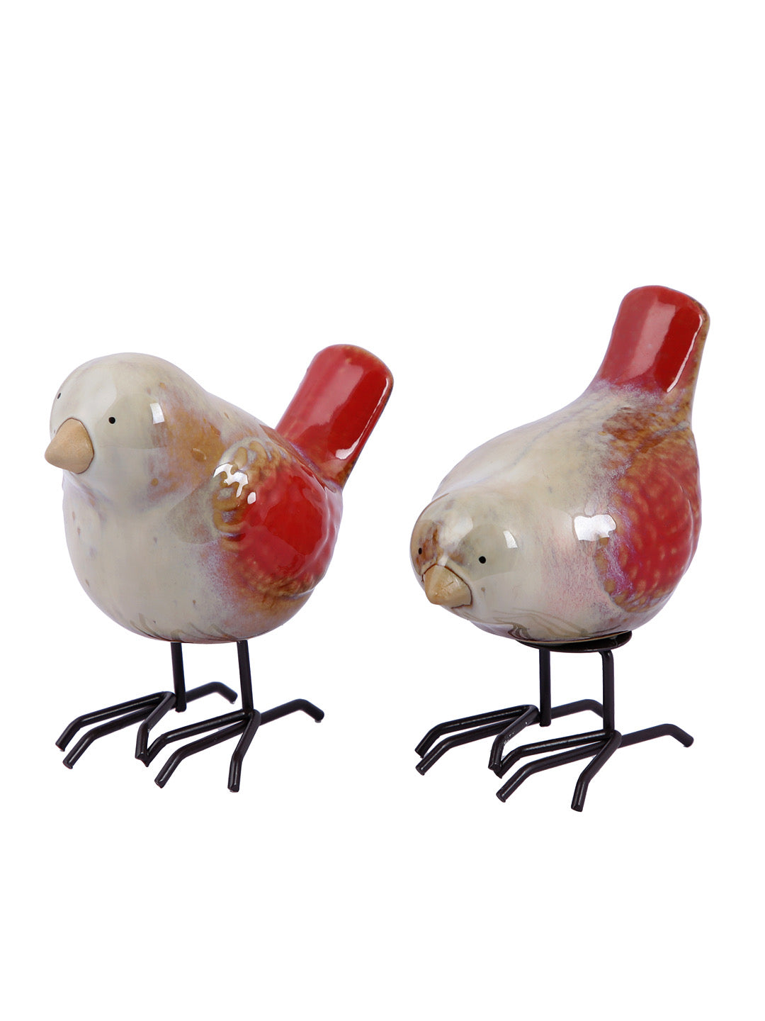 Set of 2 Ceramic Birds - Default Title (SHOWC22061_2)
