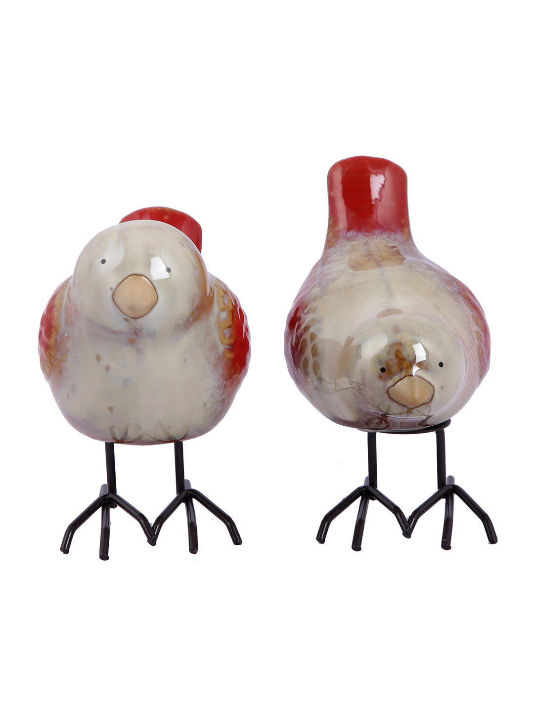 Set of 2 Ceramic Birds - Default Title (SHOWC22061_2)