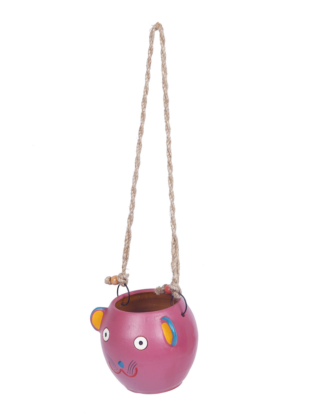 Pink Cat Hanging Planter - Default Title (TCCH2101)