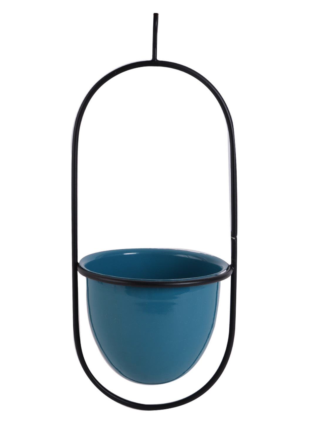 Oval shape Teal Hanging Planter - Default Title (TCCH2109)