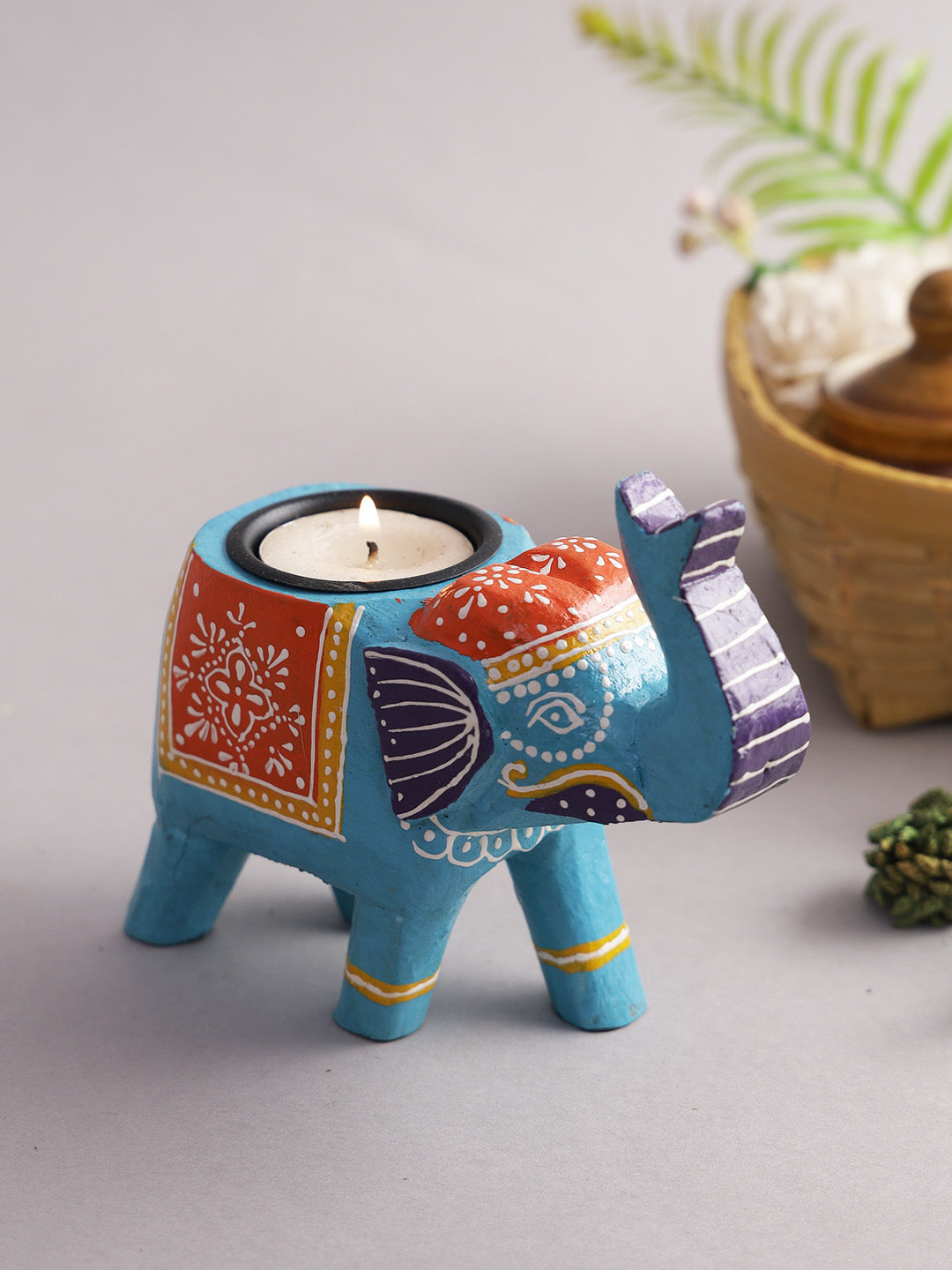 Elephant Shape Candle Holder - Default Title (TLTJM22144)