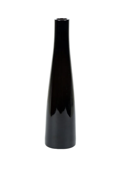Stylish Semi Opaque Black Vase - Default Title (VAS18239BLA)