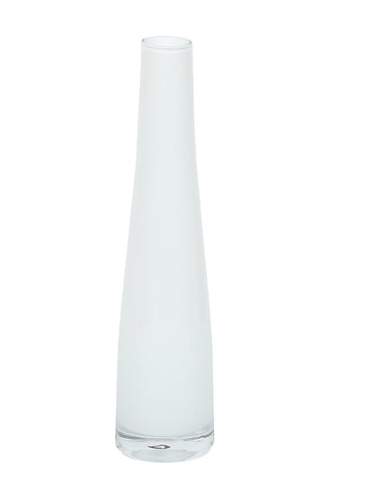 Stylish Semi Opaque White Vase - Default Title (VAS18239WH)