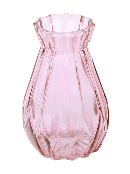 Little Chic Glass Décor Vase in Pink - Default Title (VAS1936PI)