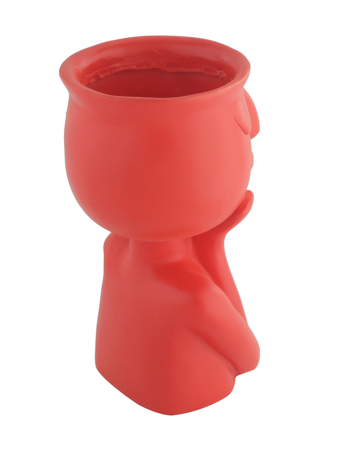 Red Coloured Human Figurine Flower Vase - Default Title (VAS2020190)