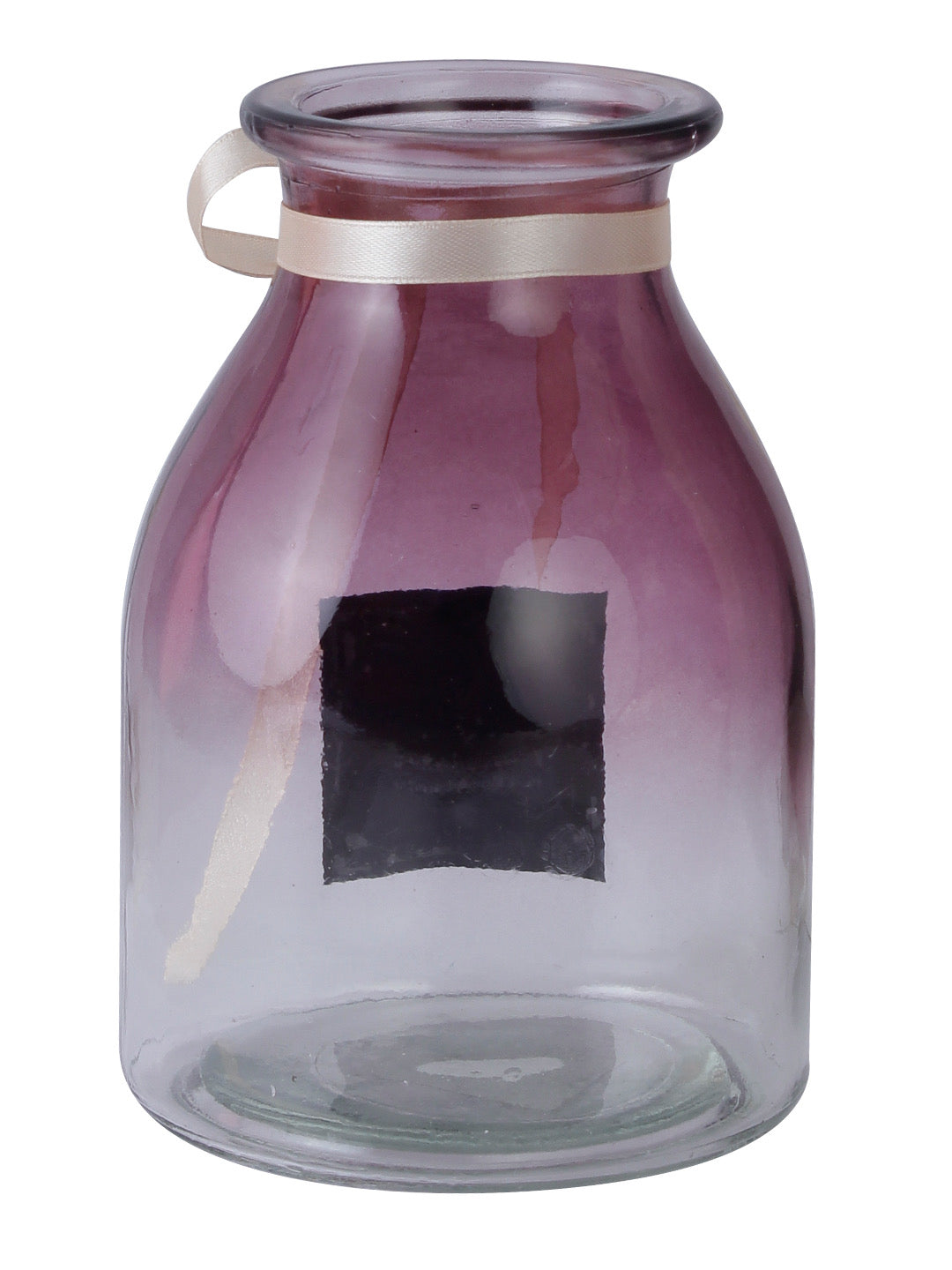 Shaded Wine colour Glass Flower Vase - Default Title (VAS2028)