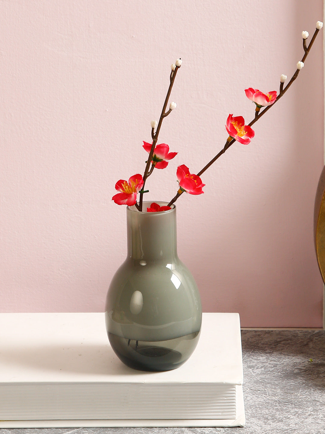 Glass Flower Bud Vase - Default Title (VAS210008)