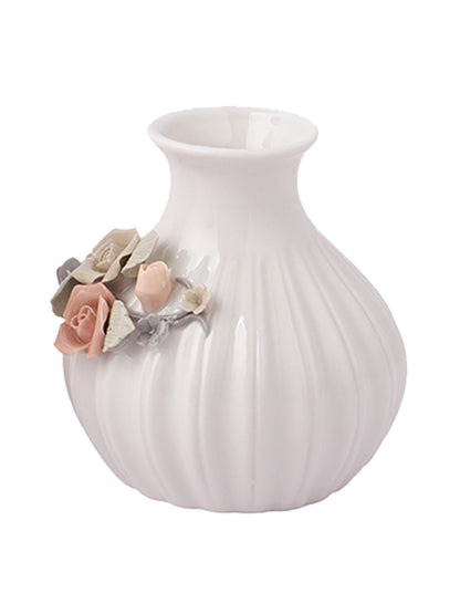 White Beautiful and Serene Vase - Default Title (VAS210382)