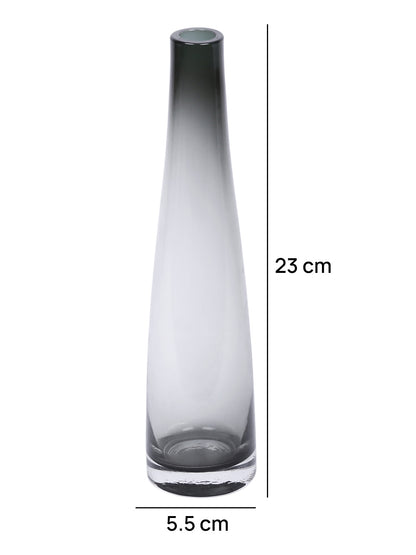Grey Chic Glass Vase - Default Title (VAS2216GR)