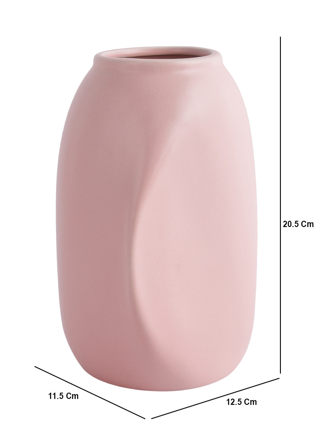 Solid Ceramic Vase - Default Title (VAS22386)
