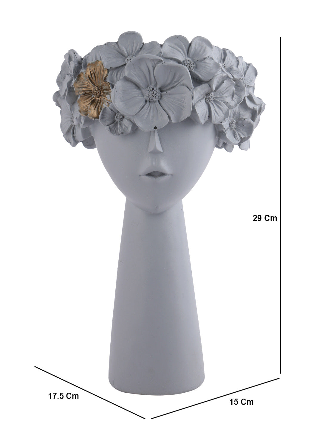 Gray Lady Flower Vase - Default Title (VAS22398)