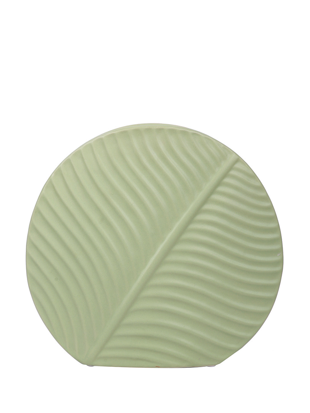 Leaf Pattern Ceramic Vase - Default Title (VASC22466)