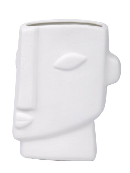 Face Like Ceramic Vase Set of 2 - Default Title (VASC22481_2)