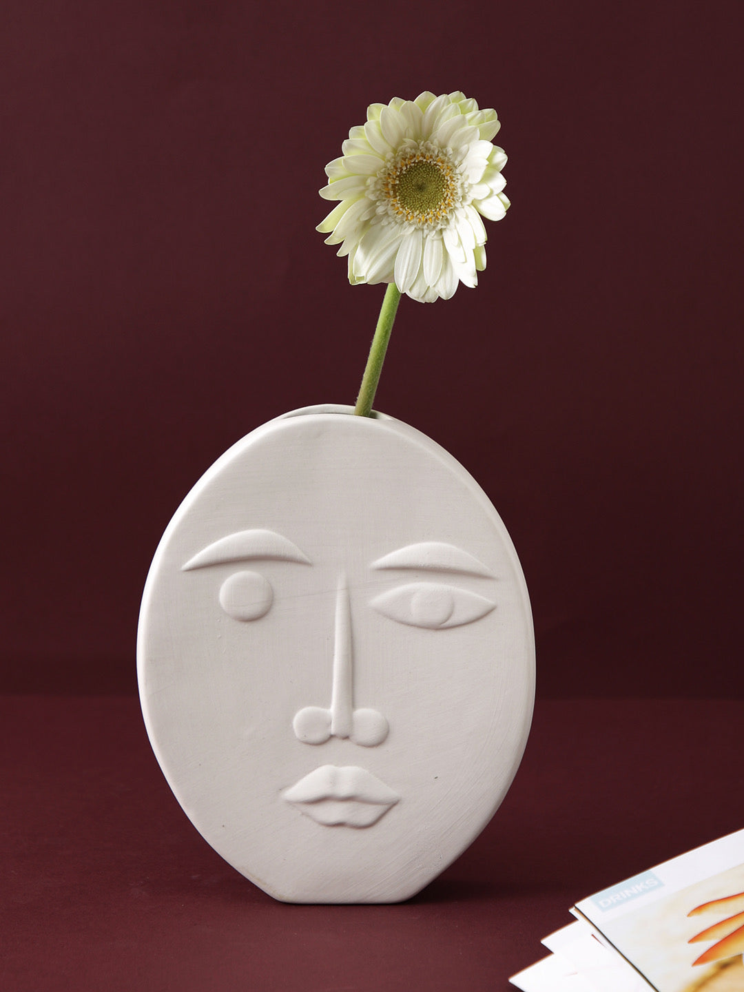 Medium Face Shaped Vase - Default Title (VASC22485)