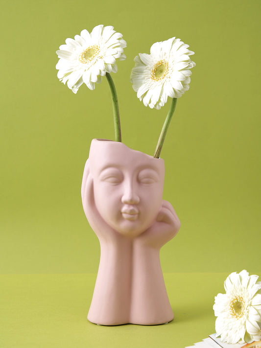 Thinking Girl Like Flower Vase - Default Title (VASC22504PI)