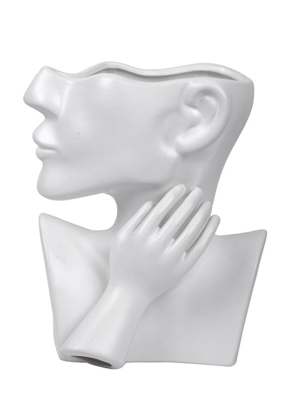 White Human Head Face Planter - Default Title (VASC22531WH)